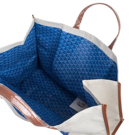 Goyard Mediterranee St. Tropez Reversible Tote Toile 